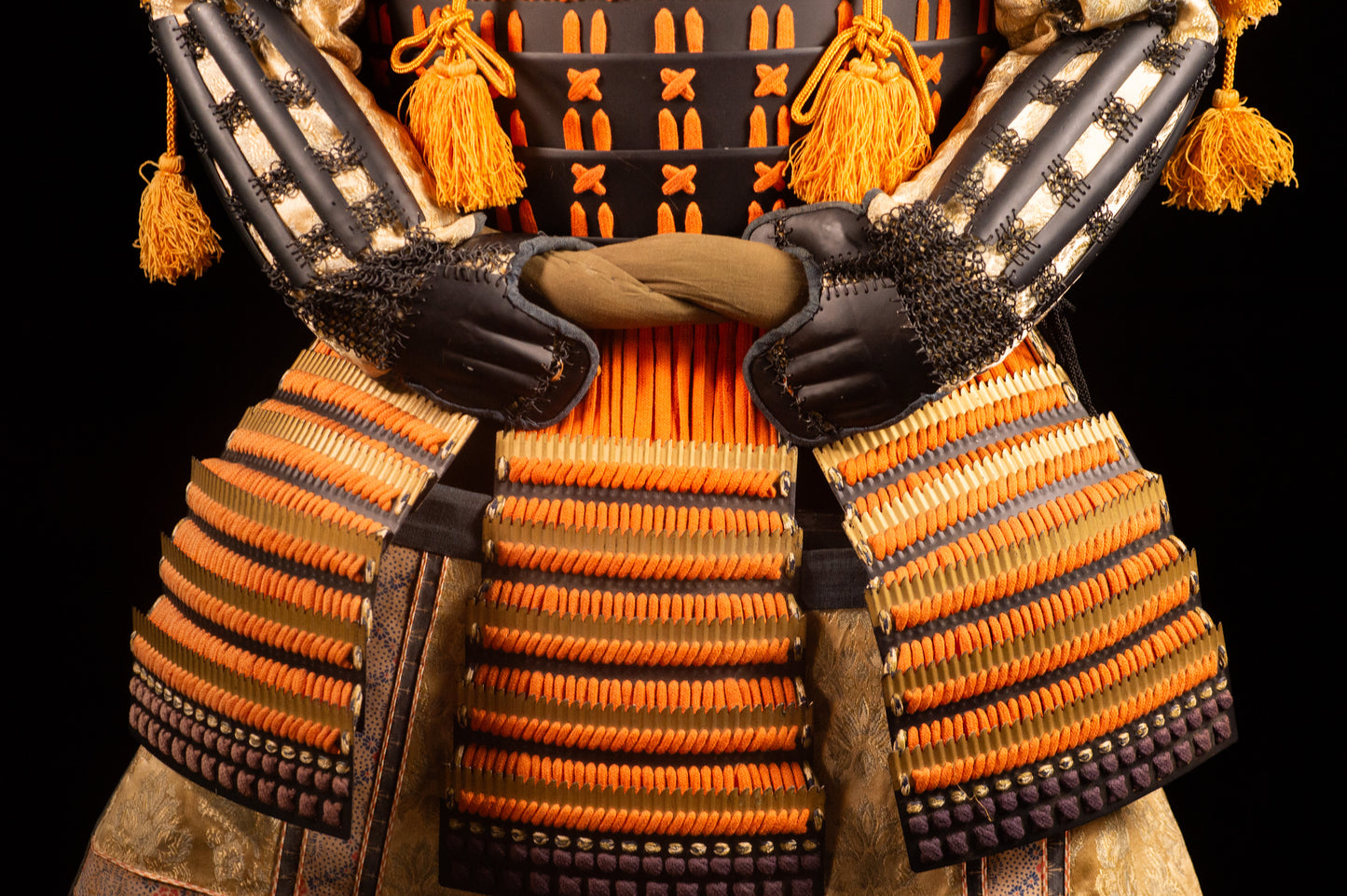 Samurai Armor  Yoroi Wearable Life-size w/chest Japanese Antique Kabuto 41