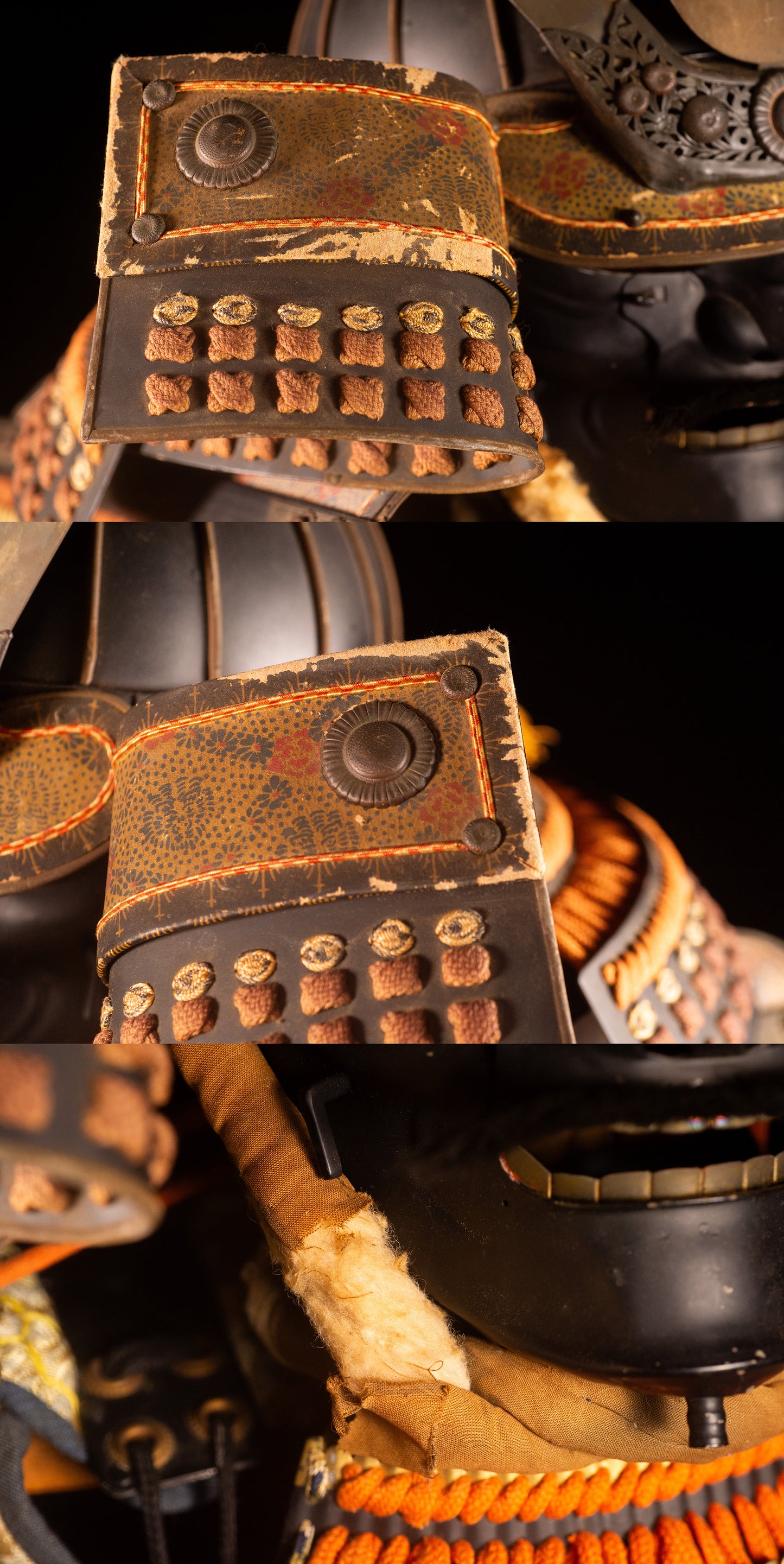 Samurai Armor  Yoroi Wearable Life-size w/chest Japanese Antique Kabuto 41