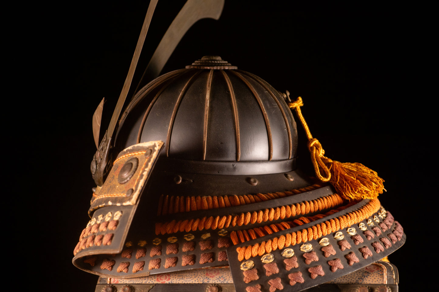 Samurai Armor  Yoroi Wearable Life-size w/chest Japanese Antique Kabuto 41