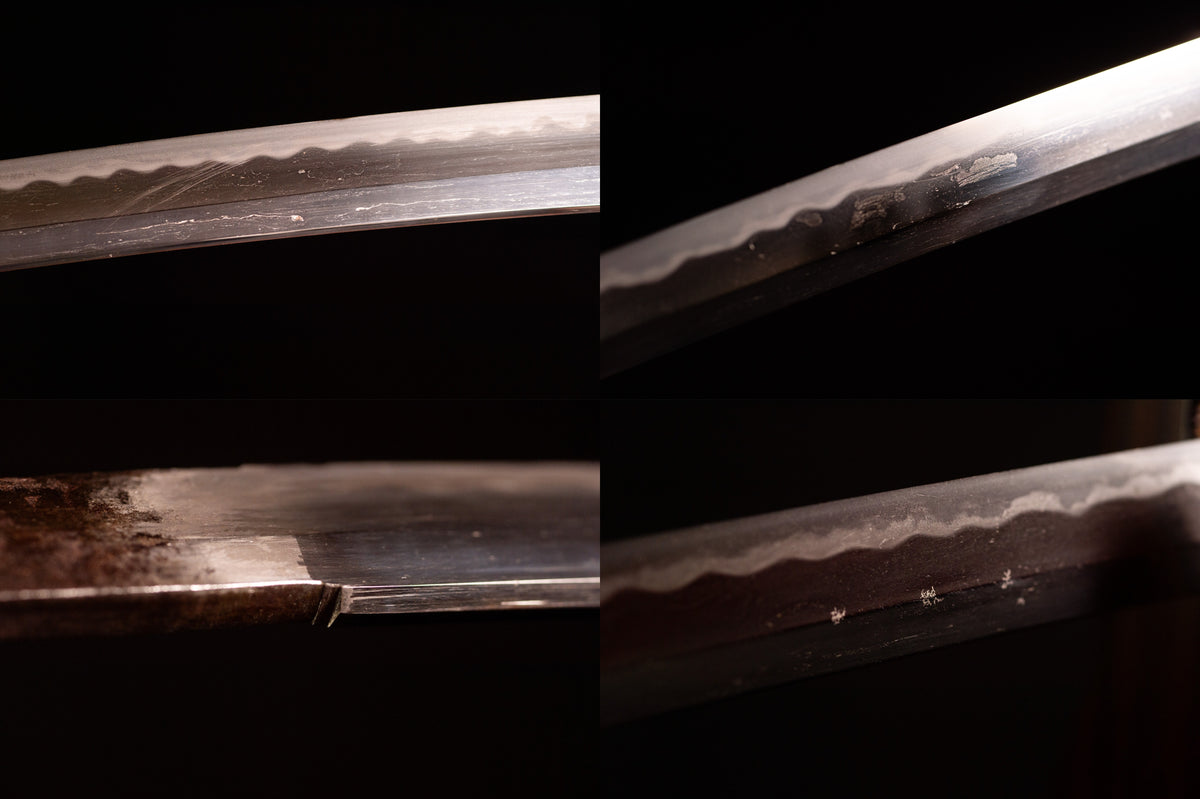Japanese Samurai Sword Nihonto Katana Mumei Tairatakada Muromachi Antique