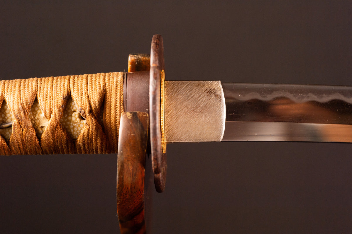 Japanese Samurai Sword Nihonto Katana Mumei Tairatakada Muromachi Antique
