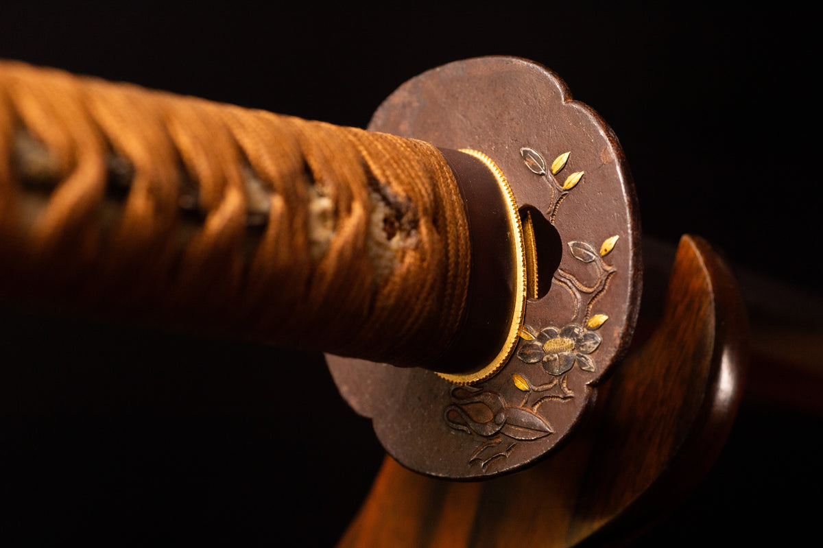 Japanese Samurai Sword Nihonto Katana Mumei Tairatakada Muromachi Antique