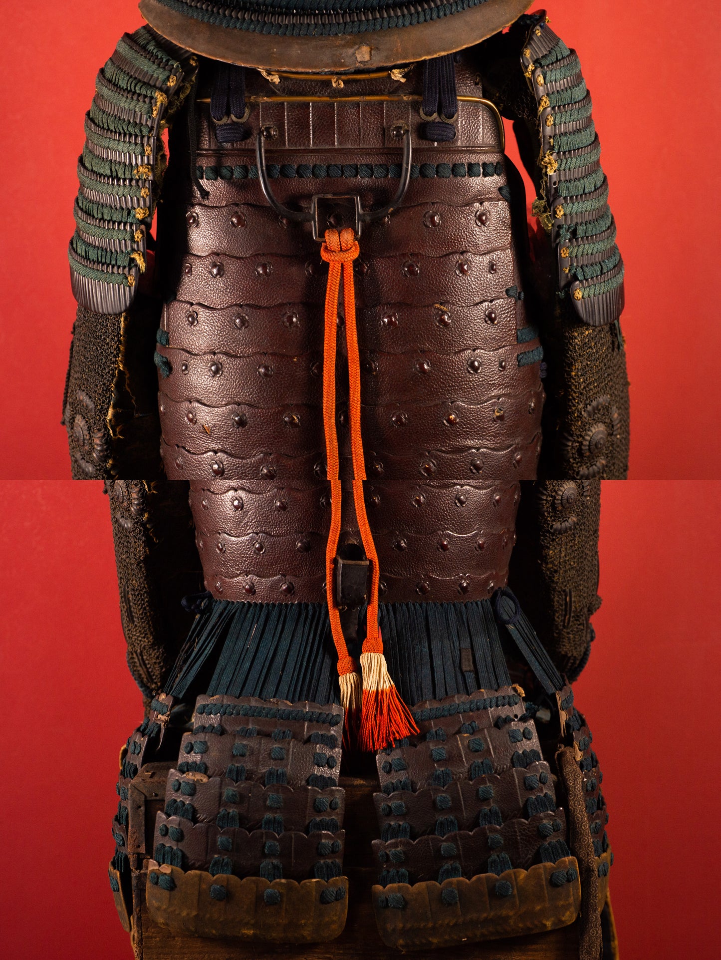 Genuine Samurai Armor Life Size Yoroi w/chest Edo Period Japanese Antique Kabuto