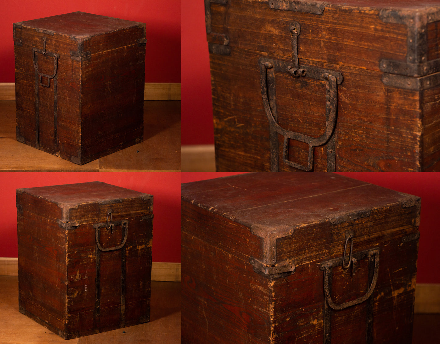 Genuine Samurai Armor Life Size Yoroi w/chest Edo Period Japanese Antique Kabuto