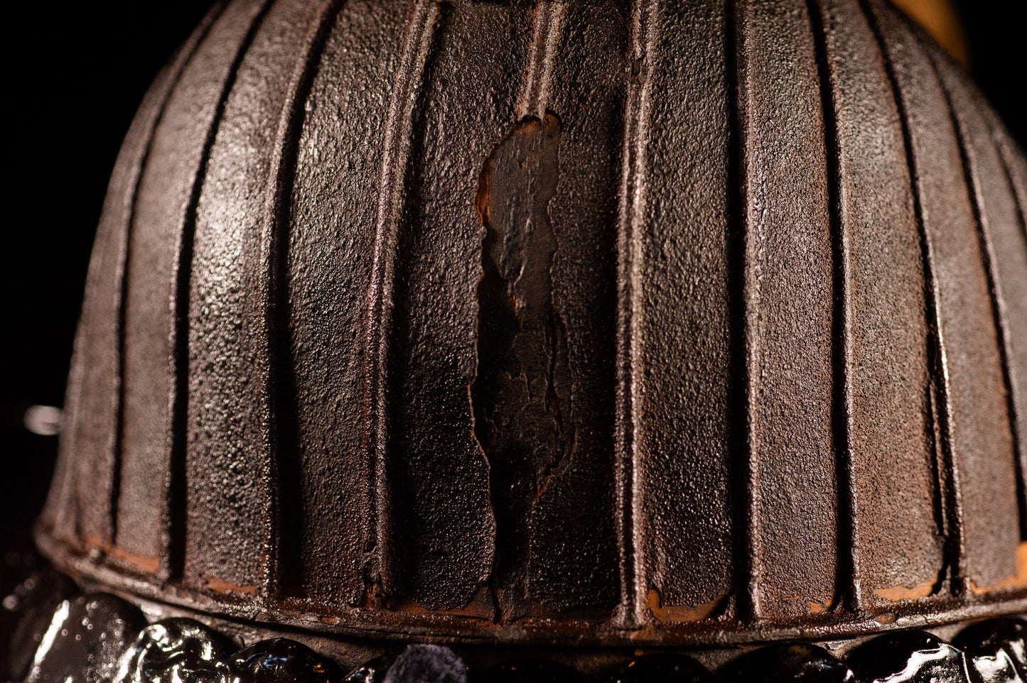 Genuine Antique Samurai Helmet Suji KABUTO Edo Period F/S KAB69