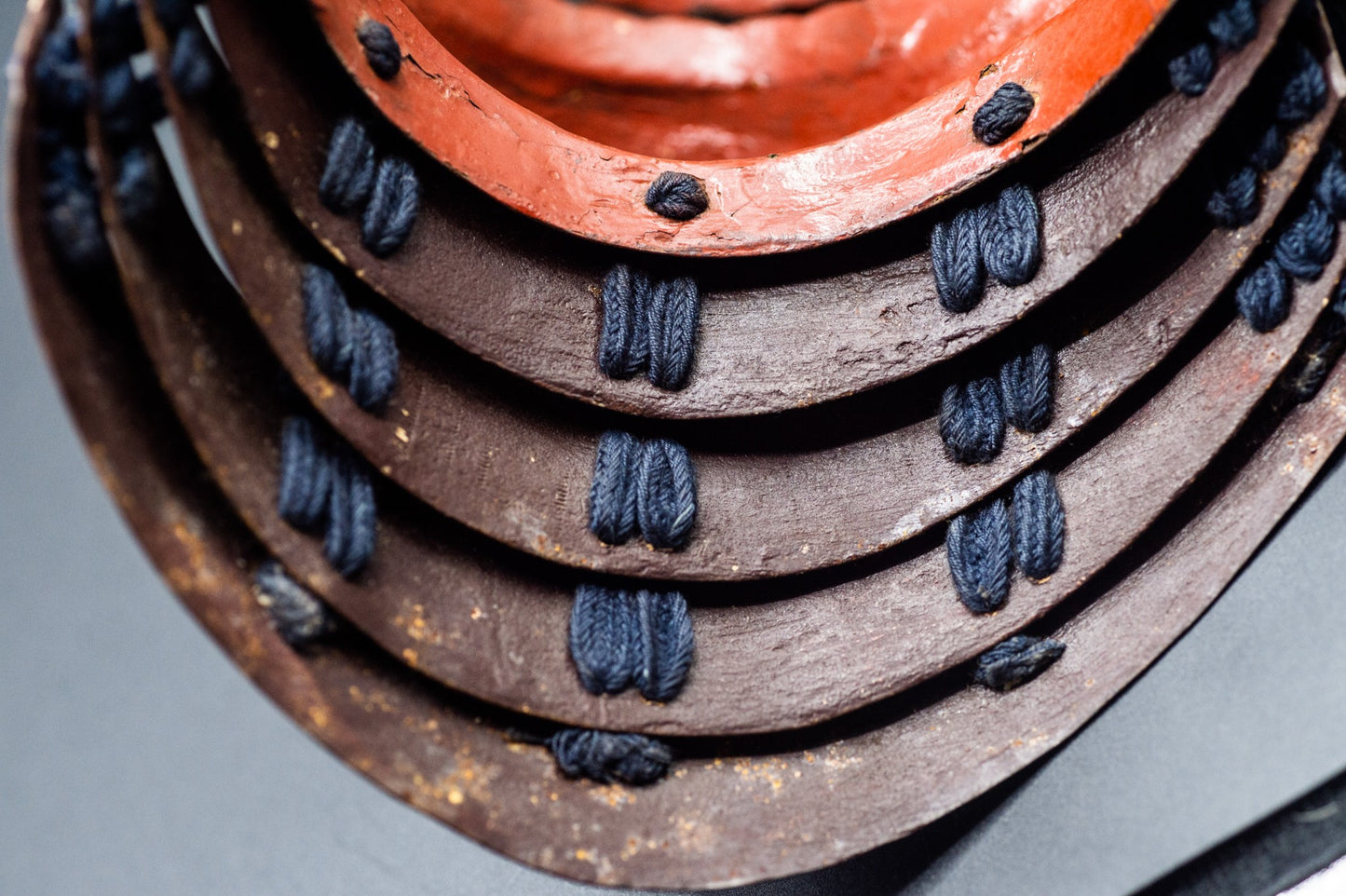 Genuine Iron MENPO Edo Period Antique Samurai Armor Mask Japanese