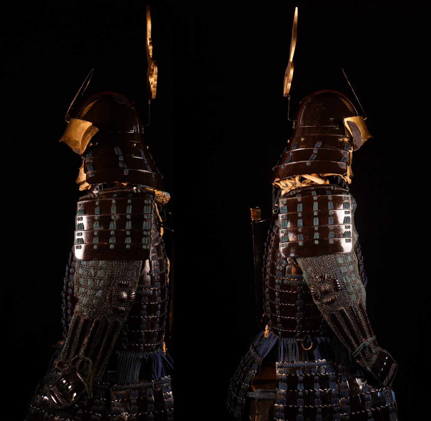 Genuine Samurai Armor Life Size Yoroi w/chest Edo Period Japanese Antique 39