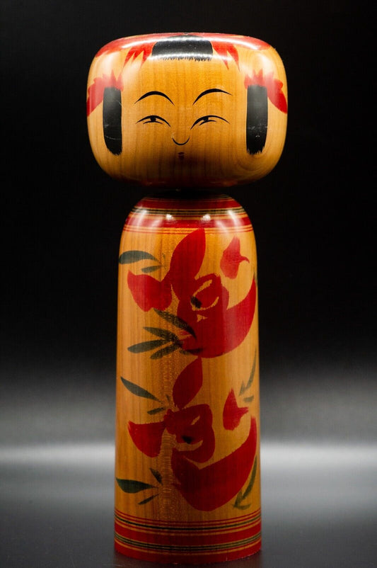 Kokeshi by Seijiro Kobayashi 249mm 9.8" Japanese Vintage / Antique Wooden Doll
